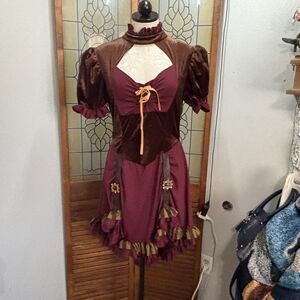 Spirit Halloween Steam Punk Woman's Costume Size L